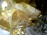 A photo of the mineral orpiment
